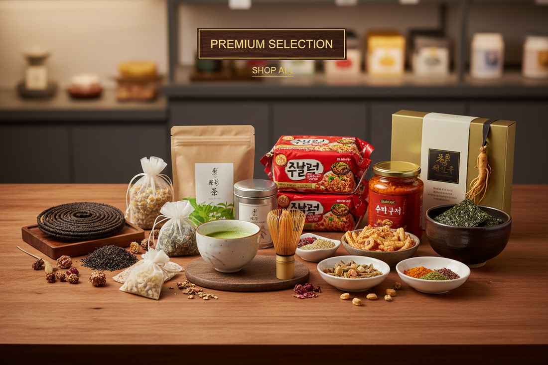Welcome to Our Store: Premium Teas & Authentic Korean Food, All in One Place