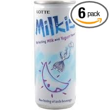 Lotte Milkis Soft Soda Variety Favor (Yogurt (Regular), Pack Of 6)
