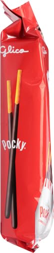 Glico Pocky, Chocolate Cream Covered Biscuit Sticks (9 Individual Bags), 4.13 oz (Pack of 36)
