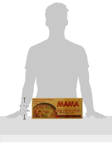 Mama Instant Noodle, Tom Yum Shrimp Spicy Flavor, 3.17 Ounce (Pack of 20)
