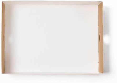 Restaurantware-12 x 8.7 x 3.2 Inch Insert For Catering Trays, 10 Grease-Resistant Insert For Catering Boxes - High Wall, Sturdy, Kraft Paper Insert For Catering Food Containers, Trays Sold Separately