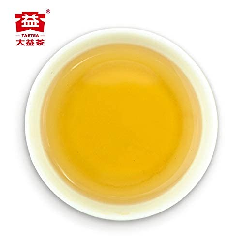 TAETEA Classic 7542 Raw PU'ER TEA, Aged Fermented Puerh Tea, Chinese Sheng Pu'er Tea Black Tea for Daily Drink and Gift (357g/12.59oz)