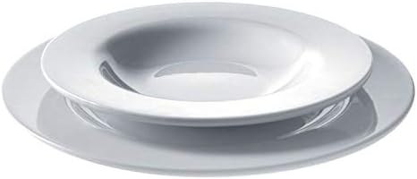 Alessi A di PlateBowlCup Dinner Plate (AJM28/1), Large, Silver, Set of 4