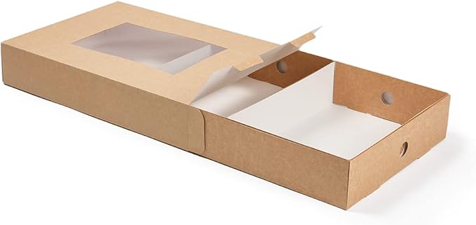 Restaurantware-12 x 8.7 x 3.2 Inch Insert For Catering Trays, 10 Grease-Resistant Insert For Catering Boxes - High Wall, Sturdy, Kraft Paper Insert For Catering Food Containers, Trays Sold Separately