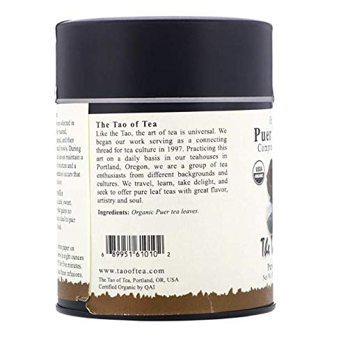 The Tao of Tea, Puer Tuocha, 3 Ounce Tin