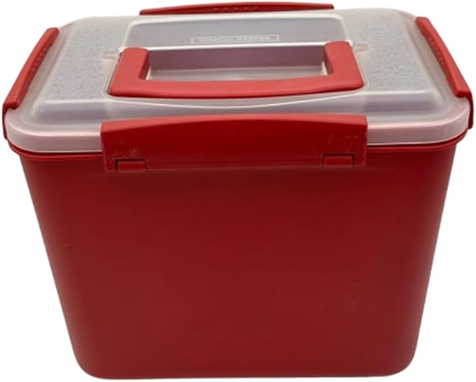 7L-2 Airtight Kimchi Container with Handle, Multi-Purpose Food Storage Box,Translucent lid container,Kimchi Fermentation container, fruit-pickle container Compatible with All Refrigerator