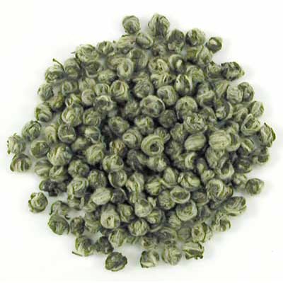 English Tea Store Loose Leaf, Dragon Pearls Green Tea Pouches - 4oz, 4 Ounce