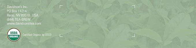 Davidson's Organics, Pu-Erh Black, 100-count Unwrapped Tea Bags