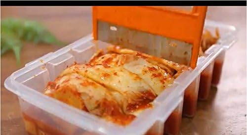 Food Cutting Storage, Storage+Knife+Cutting Board , Cutting and Storing food at the Same Time, Easily Cut the Meat, Kimchi, Etc with the Storaging, Made in Korea