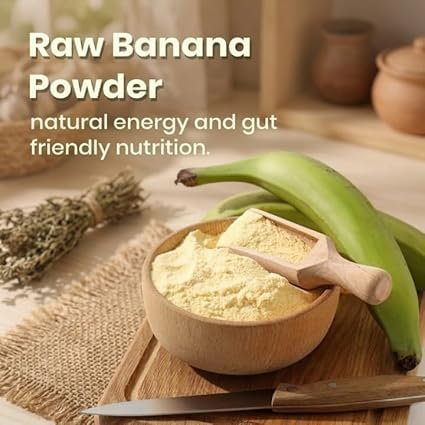 JB Ripe Banana Powder 200 Gm, Banana Powder You can make South Korean Milk For Baby food, Kids Weight Gain, For Food| Juice| Smoothie|