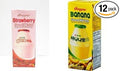 Binggrae Combo Milk Banana 6pk & Strawberry 6pk Flavor (Pack of 12)