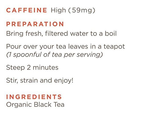 Golden Moon Tea Organic Pu-erh Aged Black Tea - Loose Leaf, Non GMO - 1 Pound (192 Servings)