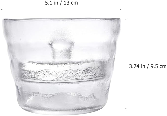 PRETYZOOM Small Glass Pickle Jar with Glass Weight - 650ml/21oz Tsukemono Maker with Heavy Duty Weight, Japanese One-Night Pickling Bowl Vegetable Fermentation for Sauerkraut, Kimchi