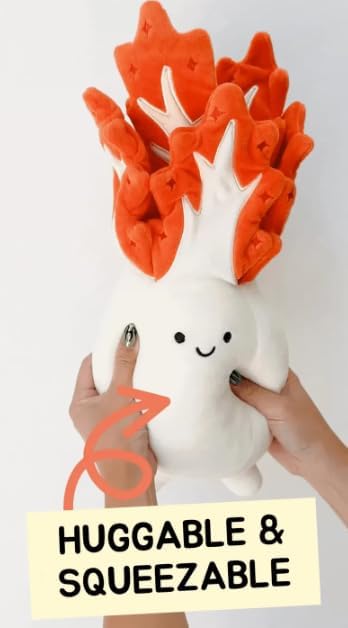 Korean Kimchi Plush (16 in) Official Original Design | Soft Squishy Cute Plushie Toy, Stuffed Plush Doll, Food Toy Gifts for Kids Adults, Asian Plushie, Kdrama Kpop Korean Love