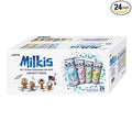 Milkis Carbonated Drink 4 Variety Flavors, Apple, Melon, Strawberry & Original, 8.45 Fl Oz, Pack of 24