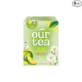 ROASTIQUE Jeju Green Tangerine Chamomile with Real Dried Fruit – Premium Orgainc Tea Sweet Fruit Blend Hot or Iced Tea Eco-friendly PLA bags, 8 Tea Bags