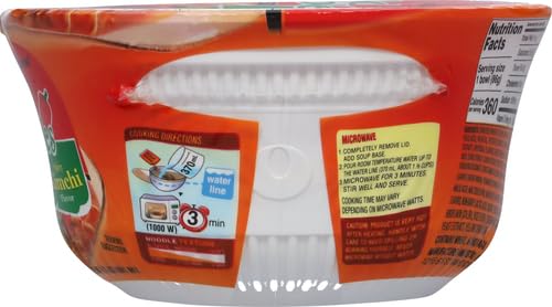 Nongshim HOT & SPICY Noodle Soup, 3.03 Ounce (Pack of 4)