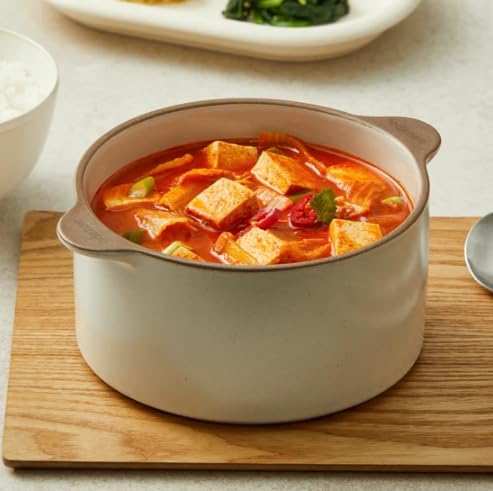 Bibigo Traditional Korean Kimchi Stew with Tofu - Pack of 1 x 16.02oz - CJ 비비고 두부김치찌개