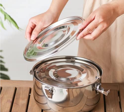 LEEPENK Premium Stainless Steel Food Storage Containers 304 Grade The Original Leak-Proof, Airtight, Smell-Proof - Perfect For Camping Trips, Lunches, Leftovers, Soups, Salads