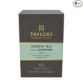 Taylors of Harrogate Green Tea with Jasmine, Pillow Tea Bags, 50 Count (Pack of 6), Delicate, Floral and Sweet, Caffeinated, Enjoy Hot or Iced, 300 Teabags Total