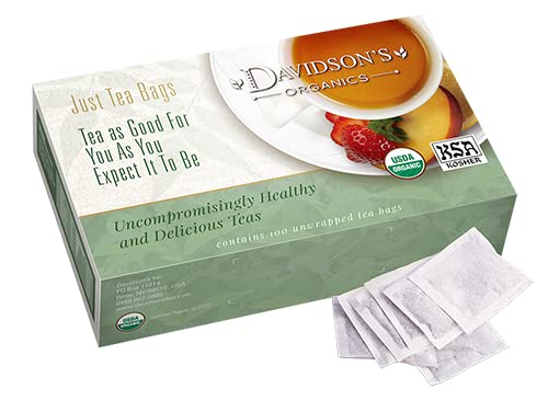 Davidson's Organics, Pumpkin Spice, 100-count Unwrapped Tea Bags