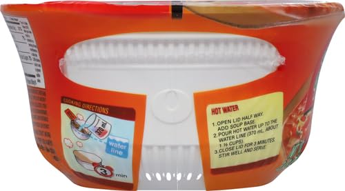 Nongshim HOT & SPICY Noodle Soup, 3.03 Ounce (Pack of 4)