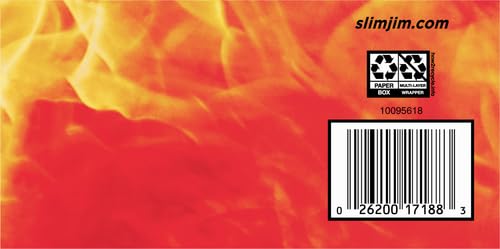 Slim Jim Smoked Meat Sticks,Original Flavor,6g Protein Per Serving,Snack Size,0.28 oz.,46 Count (Pack of 4)