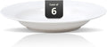 Wide Rim Bone China Commercial Grade Restaurant Elegance White Soup Plate 9"/Pasta Bowl 12oz, Case of 6