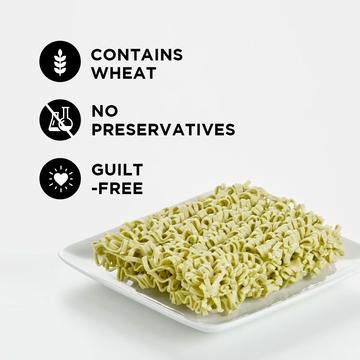 BOILING POINT Wok Noodle Package, Healthy Asian Ramen, No Preservatives, Non-Fried Instant Noodles, Stir Fry, Set Includes Spinach BP Wok Noodles, 2.1 oz.(Pack of 5)