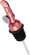 Automatic Pour Spout, Stainless Steel, Leak-Proof, For Olive Oil, Vinegar, Wine & More (Rose)