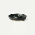 MORA Ceramic Chips and Dip Serving Tray: Large Divided Party Bowl Set for Chips & Salsa, Veggies & Dip, Fruit, Snacks, Entertaining, Hosting, etc. Minimalist Design for the Modern Hostess - Liquorice