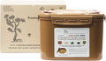 Crazy Korean Cooking Premium Kimchi, Sauerkraut Fermentation and Storage Container with Inner Vacuum Lid, Sandy Brown, 2.2 gallon (8.5 L)