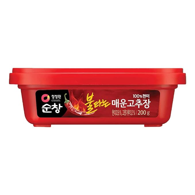 O’Food Gochujang – Korean Red Chili Paste [Extra Hot | .44 lb (200g) ] Spicy & Sweet Savory Fermented Sauce | Gluten-Free | No Corn Syrup | Great for Bibimbap, Marinades, Stews & BBQ