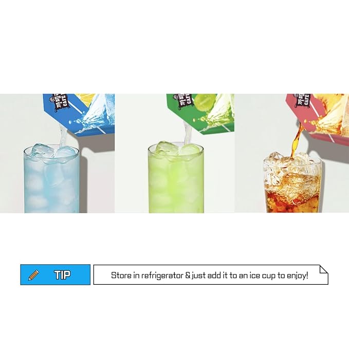 Korean Covenienve Store Drink Pouch Sampler Set - 5 PACK 10 PACK (mango, watermelon, blue lemonade, peach ice tea, shine muscat) + dalgaru yakgwa mirror (ADE 10 PACK)