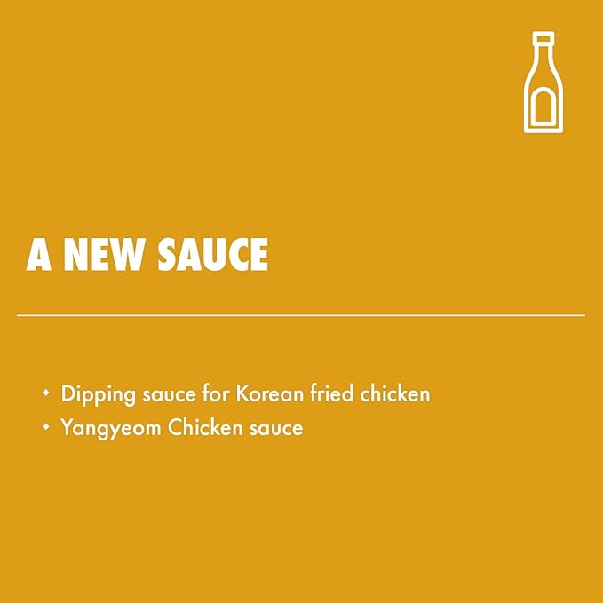 Surasang Korean Fried Chicken Sauce - Yangnyeom Sauce with Gochujang & Sweet Garlic, Spicy Sweet Coating Sauce for Wings, No Artificial Colors or Preservatives - 12.69 oz