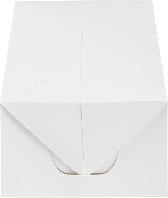 Restaurantware Paper Takeout Box 100 Count 71 Oz Greaseproof Disposable Lunch Box Spill-Resistant Restaurant Takeout Container Secure Closure White