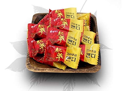 SamSiDae Korean Red Ginseng Candy Gold 300g x 2Pack - Smooth, Breath Refresher, Healthy Candy, Best Taste, Energy