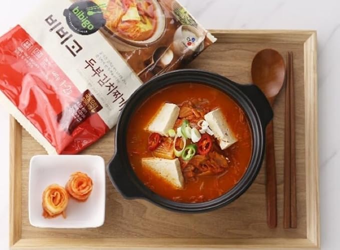 Traditional Korean food Kimchi Stew with Tofu 16.22oz (3pack) 두부김치찌개