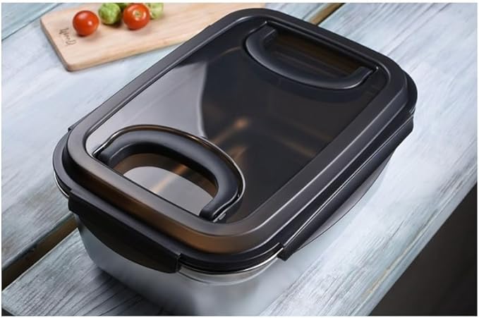 MYTEMS KIMCHI Storage Stainless Steel 2.8 liter set of 2 Food Containers SUS 304 Handle Type