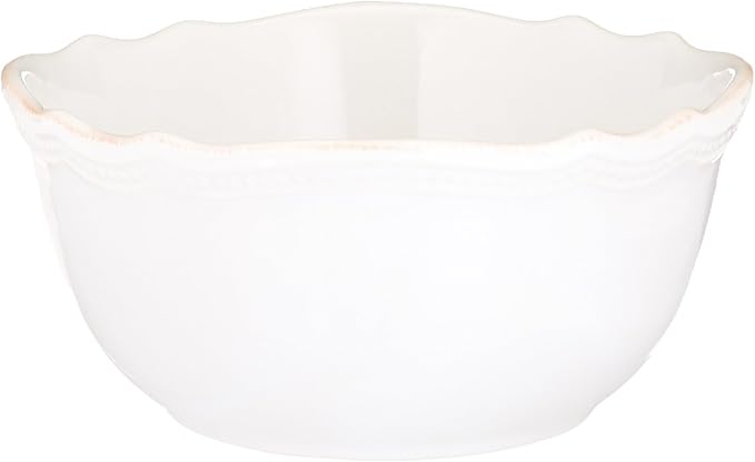 Lenox White French Perle Bead 4Pc Place Setting, 6.45 LB