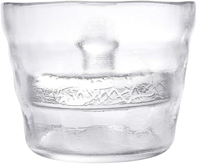 PRETYZOOM Small Glass Pickle Jar with Glass Weight - 650ml/21oz Tsukemono Maker with Heavy Duty Weight, Japanese One-Night Pickling Bowl Vegetable Fermentation for Sauerkraut, Kimchi