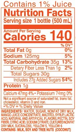 CALPICO Smooth, Creamy & Refreshing Non-Carbonated Beverage, Sweet and Tangy, Japanese Lactic Acid Drink 16.9 Fl oz (Pack of 6)