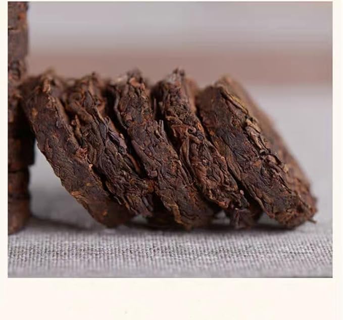Chinese Ripe Puerh Tea Mini Cakes, 7.1 Ounce, 80 Cups, Aged Shou Black Tea (1)