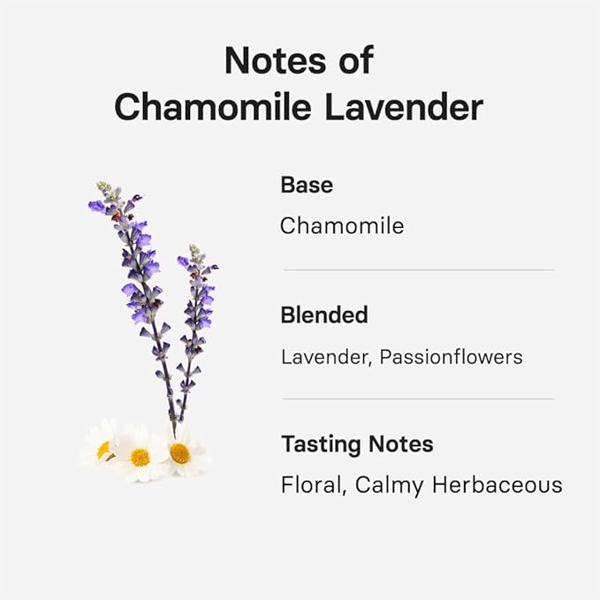 OSULLOC Chamomile Lavender, Calming & Caffeine-Free Blend for Relaxation and Calming Support, 20 Count, 1.27 oz