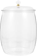 TOYANDONA Airtight 6.5l Fermenting Pickling Jar with Lid Multi-use Food Storage Container for Kimchi, Grain, and Beverage Preservation at Home
