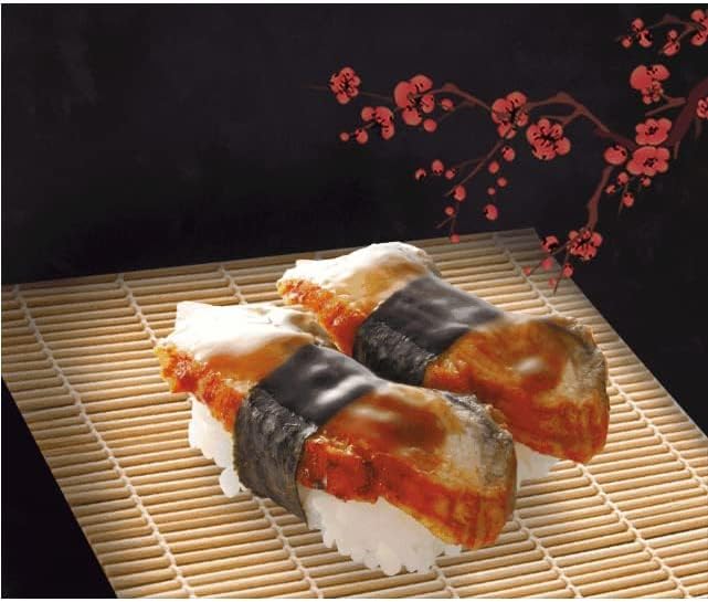 BZG 2 Pack Bamboo Sushi Rolling Mat, Sushi roll maker,Sushi making kit, Bamboo Sushi Rolling Mat,Sushi maker(9.5" x 9.6")