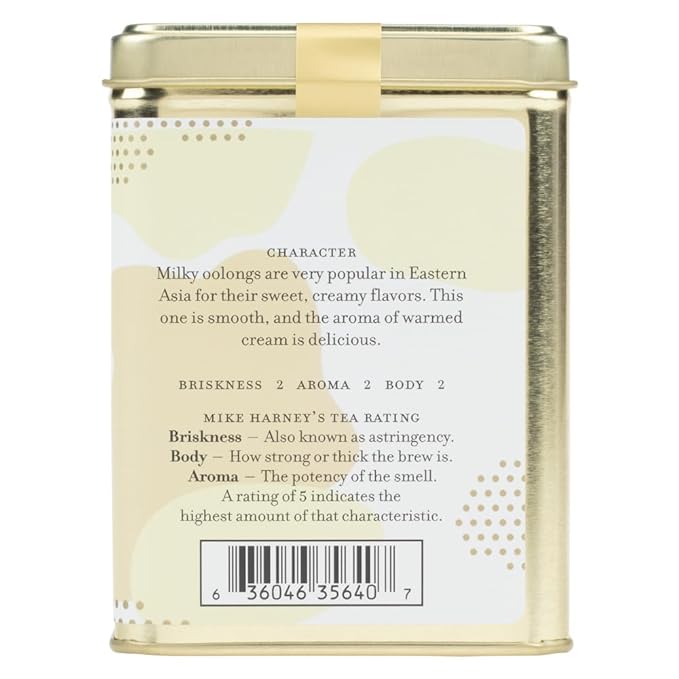 Harney & Sons Milky Oolong Tea, Tin of 20 Sachets