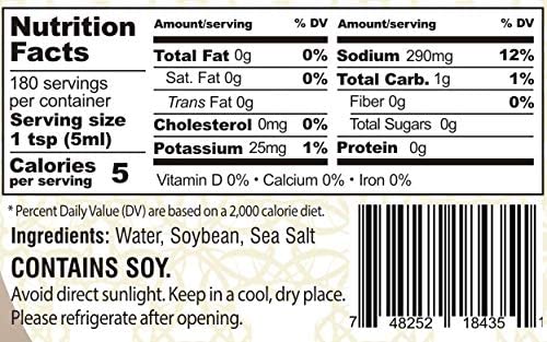 Q-Rapha Premium Korean Ganjang (Soy Sauce) Gluten-free, Non-GMO, Unpasteurized, Artisanal, Aged over 3 Years (22.9 fl oz)