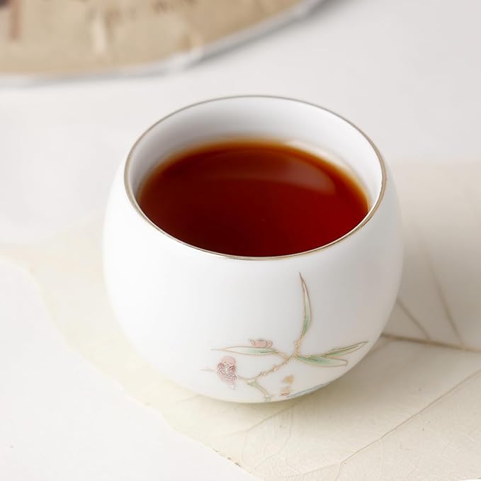 Pu Erh Tea Cake, Aged Puerh Tea Year 2019, Yunnan Ripe Puer Cake 357g