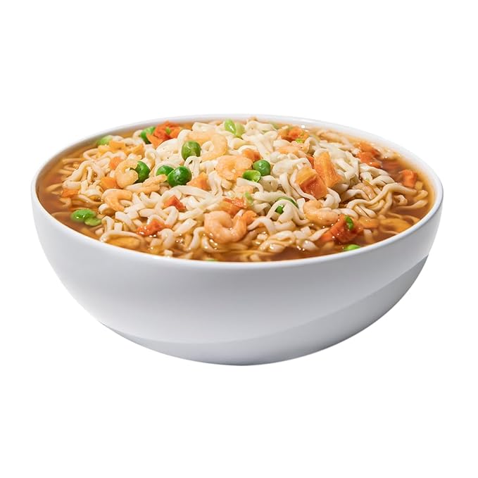 Maruchan Ramen Bowl, Hot & Spicy Shrimp Flavor – Japanese-Style Instant Noodle Soup, Microwaveable Easy Meal for Busy Families – 3.39 Oz. (6 Pack)